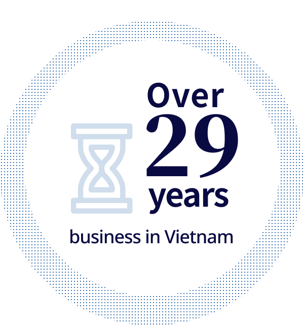 Over 29 years business in vietnam